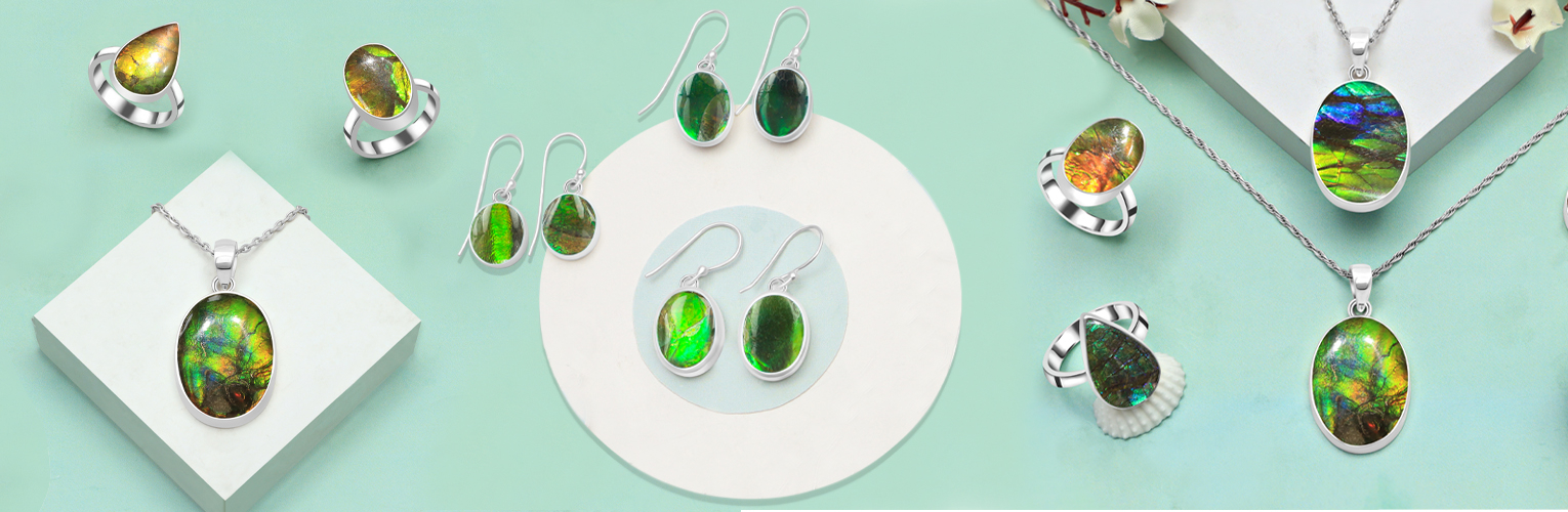 Ammolite Jewelry