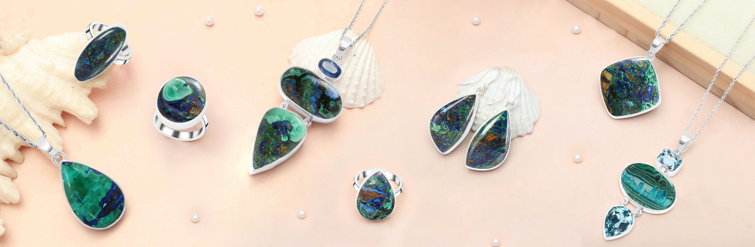 Azurite Malachite Jewelry