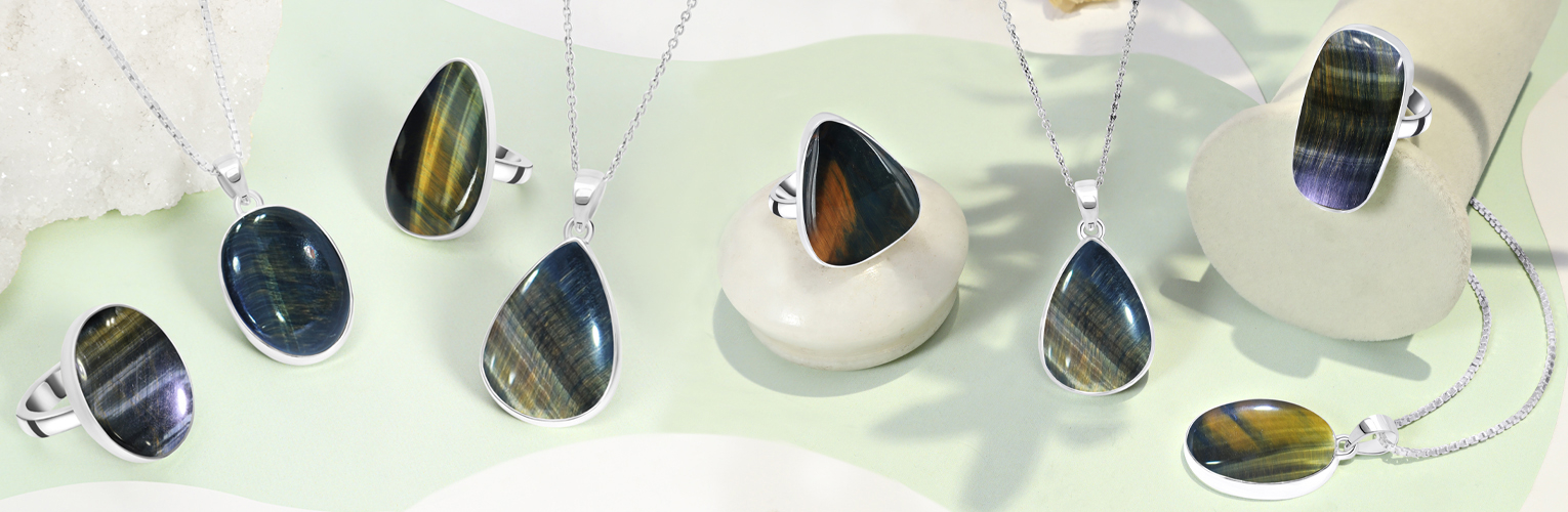 Blue Tiger Eye Jewelry