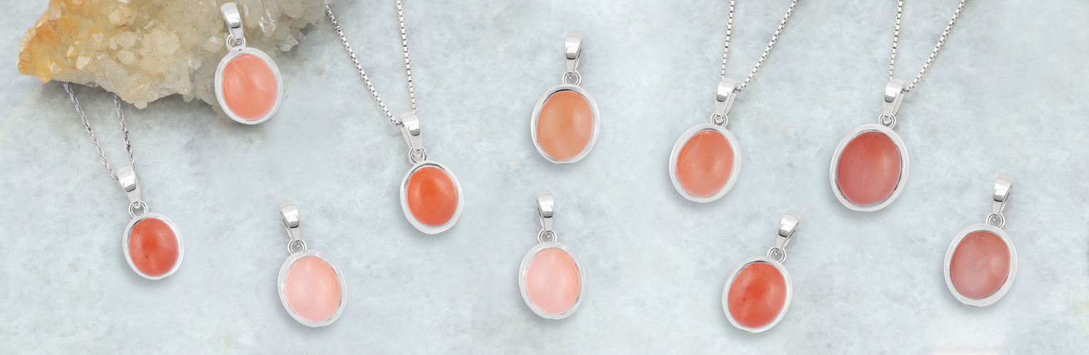 Peach Moonstone Jewelry