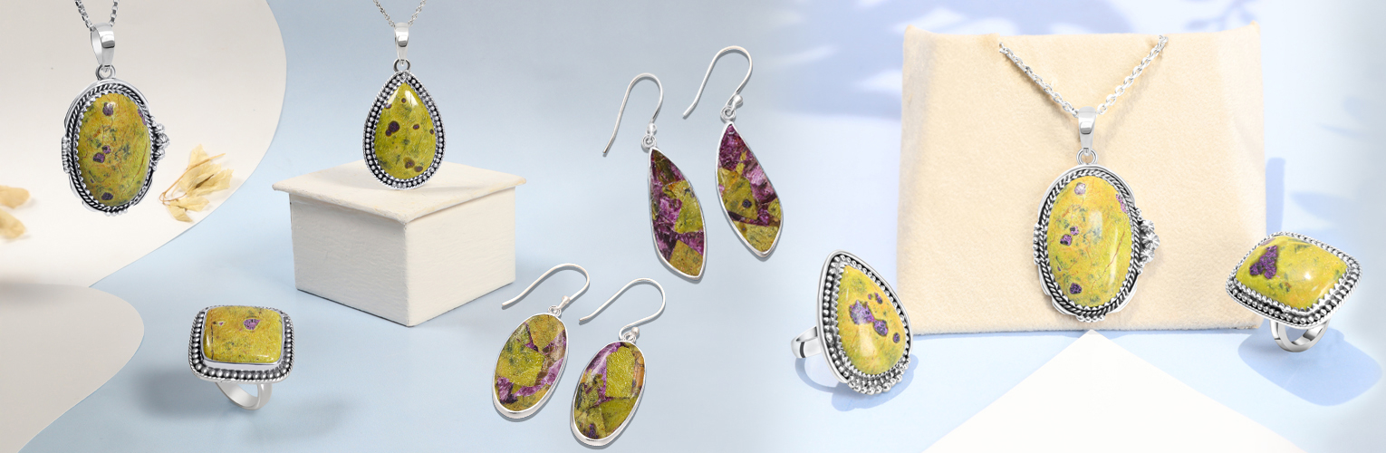 Stichtite jewelry