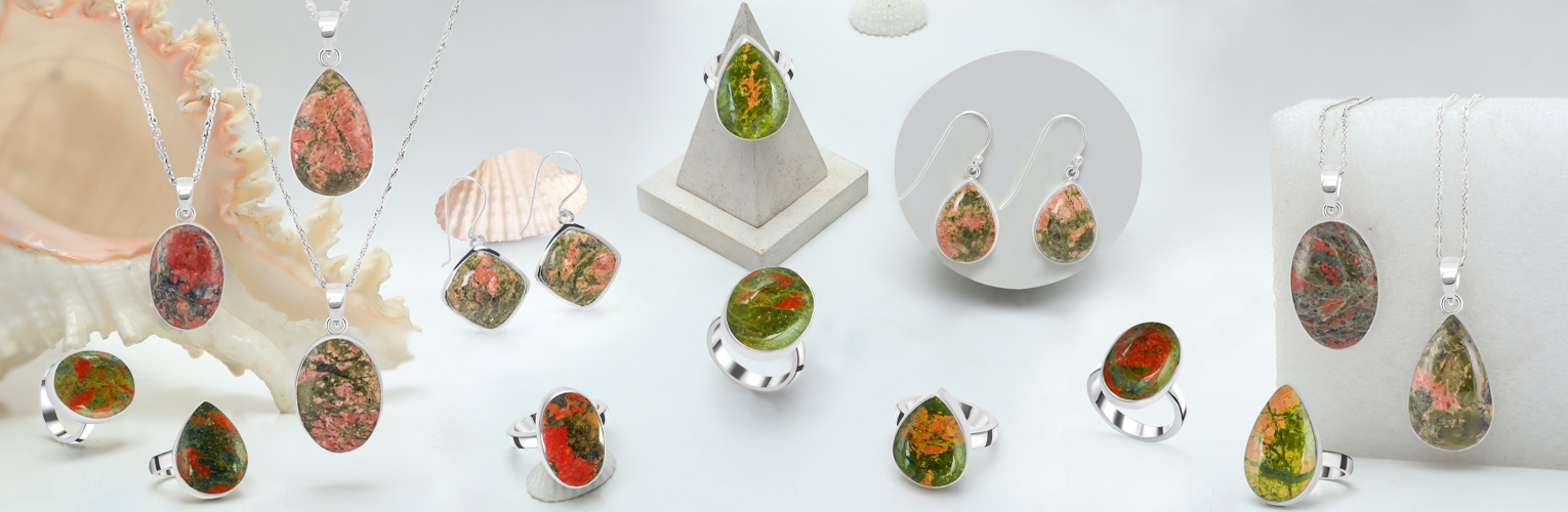 Unakite jewelry