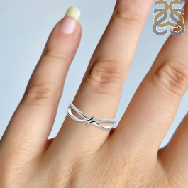 上品なスタイル Plain Silver Exports Rananjay | (PS-RDR-537.) Ring アクセサリー