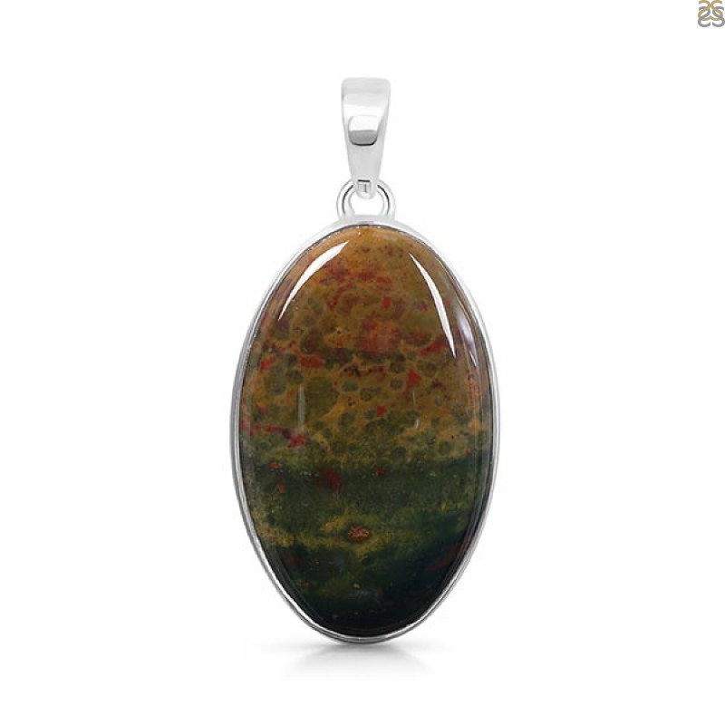 Buy Natural Wholesale Bloodstone Pendants from Rananjay Exports