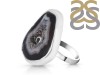 Agate (Black) Adjustable Ring-ADJ-2R ABL-2-134