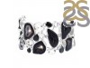 Agate (Black)/White Topaz/Black Spinel Bracelet-BJ ABL-CLC-11-23