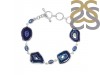 Agate (Blue)/Kyanite/Crystal Bracelet-BJ ABU-11-21