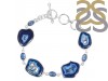 Agate (Blue)/Kyanite/Crystal Bracelet-BJ ABU-11-24