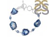Agate (Blue)/Kyanite/Crystal Bracelet-BJ ABU-11-25
