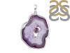 Agate (Purple) Pendant-SP APU-1-73