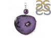 Agate (Purple) Pendant-SP APU-1-81