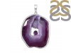 Agate (Purple) Pendant-SP APU-1-85