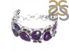 Agate (Purple)/Amethyst Bracelet-BJ APU-11-16
