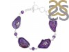 Agate (Purple)/Amethyst Bracelet-BSL APU-11-17