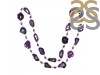 Agate (Purple) Necklace-NSL APU-12-8