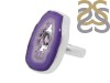 Agate (Purple) Adjustable Ring-ADJ-2R APU-2-23