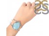 Aquamarine Cuff Bracelet-S AQM-10-17