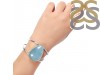 Aquamarine Cuff Bracelet-S AQM-10-19