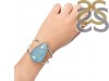 Aquamarine Cuff Bracelet-S AQM-10-24