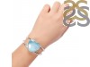 Aquamarine Cuff Bracelet-S AQM-10-28