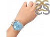 Aquamarine Cuff Bracelet-S AQM-10-3