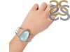 Aquamarine Cuff Bracelet-S AQM-10-6