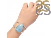 Aquamarine Cuff Bracelet-S AQM-10-8
