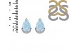 Aquamarine & White Topaz Stud Earring AQM-RDE-1262.