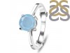 Aquamarine & White Topaz Ring AQM-RDR-1786.