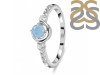 Aquamarine & White Topaz Ring AQM-RDR-2292.