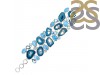 Agate (Seafoam)/Larimar/Blue Topaz Bracelet-BJ ASF-11-17