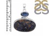 Azurite Druzy/Kyanite Pendant-SP AZR-1-102