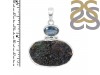 Azurite Druzy/Kyanite Pendant-SP AZR-1-115