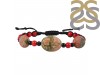 Unakite / Red Coral Beaded Bracelet BDD-11-115