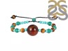 Red Onyx / Turquoise / Tiger Eye / Green Onyx  Beaded Bracelet BDD-11-60