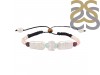 Rose Quartz / Chalcedony / Pearl / Garnet Beaded Bracelet BDD-11-73