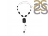 Lava/Pearl Beaded Necklace BDD-12-1606