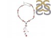 Cherry Agate/Labradorite Beaded Necklace BDD-12-1618
