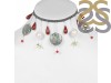 Ocean Jasper/Biwa Pearl/Red Jasper Beaded  Jewelry Set BDD-12-1631