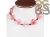 Cherry Agate Beaded Necklace BDD-12-1667