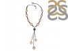 Biwa Pearl Beaded Necklace BDD-12-1672
