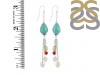 Stabilized Turquoise Beaded Earring BDD-3-118