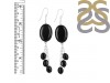 Black Spinel Beaded Earring BDD-3-156