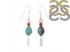 Turquoise / Pearl / Red Coral Beaded Earring BDD-3-173