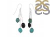 Turquoise / Black Spinel Beaded Earring BDD-3-175