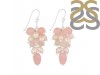 Rose Quartz / Pearl Beaded Earring BDD-3-185