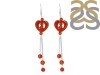 Red Agate Beaded Earring BDD-3-28