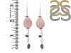 Peach Quartz/SmokyBeaded Earring-2E BDD-3-42