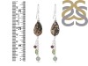 Rhyolite/Tourmaline/PrehniteBeaded Earring-2E BDD-3-46