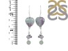 Fluorite/Prehnite/PearlBeaded Earring-2E BDD-3-67